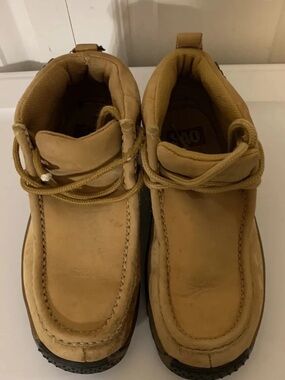 Stacy Adams Tan Chukka Boots Lace-Up Men's Casual